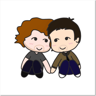 Handholding Chibi Malex Posters and Art